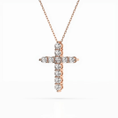 Minimalism Necklace (Round), 1.1 ct — 104-10039(3.0)