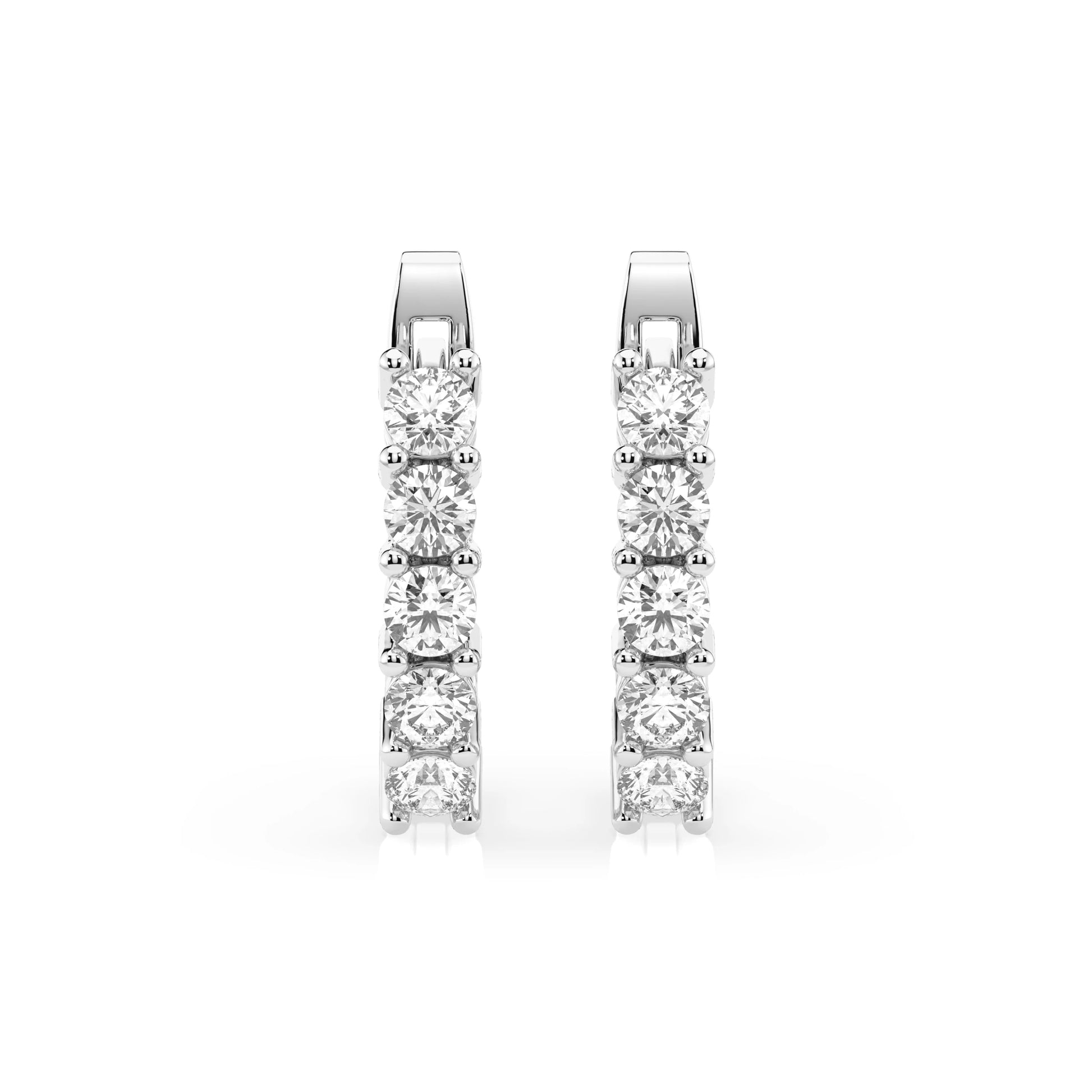 Eternity Earring (Round), 0.6 ct — 102-10098(2.5)