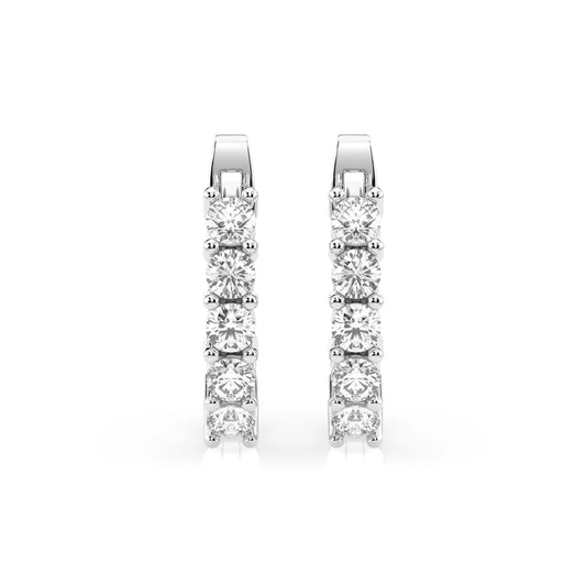 Eternity Earring (Round), 0.6 ct — 102-10098(2.5)