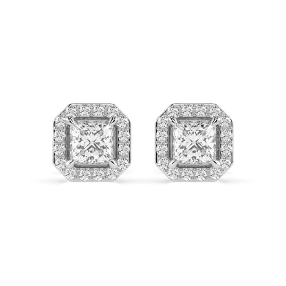 Solitaire Eternity Earring (Princess), 0.34 ct — 102-10115(3.0)PR