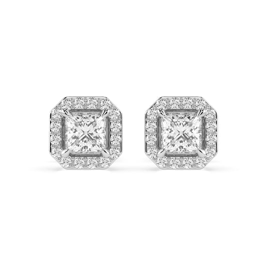 Solitaire Eternity Earring (Princess), 0.34 ct — 102-10115(3.0)PR