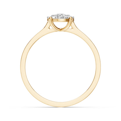 Solitaire Eternity Ring (Round), 0.15 ct — 101-10017/1(3.4)