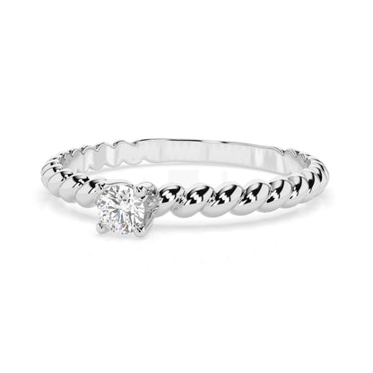 Solitaire Ring (Round), 0.06 ct — 101-10038(2.5)