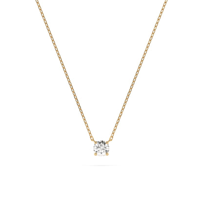 Solitaire Necklace (Round), 0.15 ct — 104-10040(3.4)