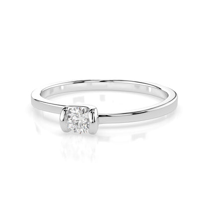 Solitaire Ring (Round), 0.06 ct — 101-10016(2.5)