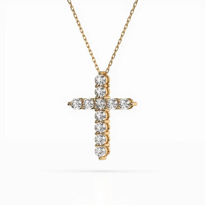 Minimalism Necklace (Round), 1.1 ct — 104-10039(3.0)