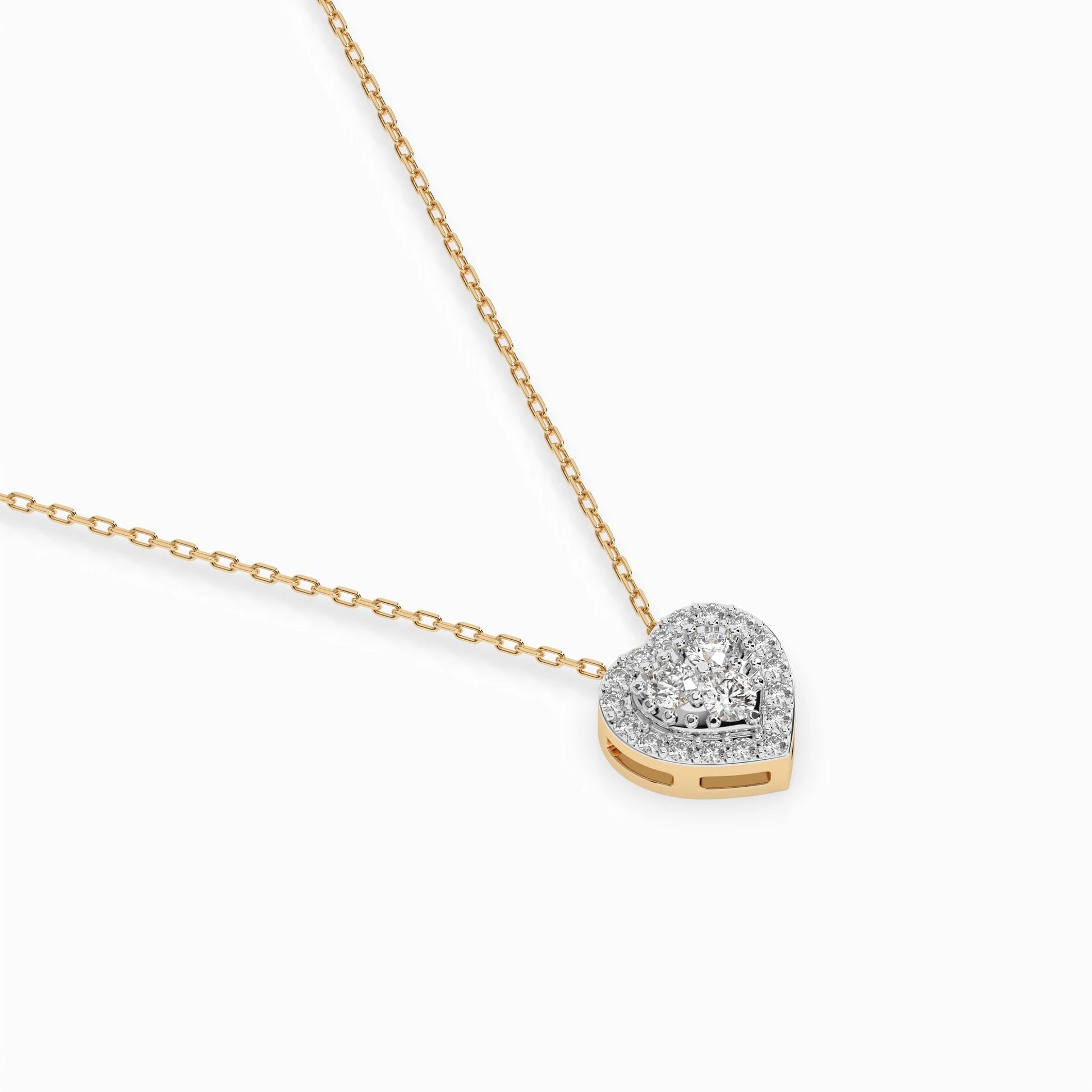Illusion Necklace (Round), 0.08 ct — 104-10062