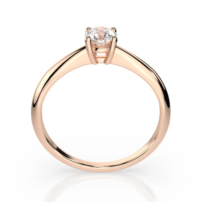 Solitaire Ring (Round), 0.3 ct — 101-10021(4.2)