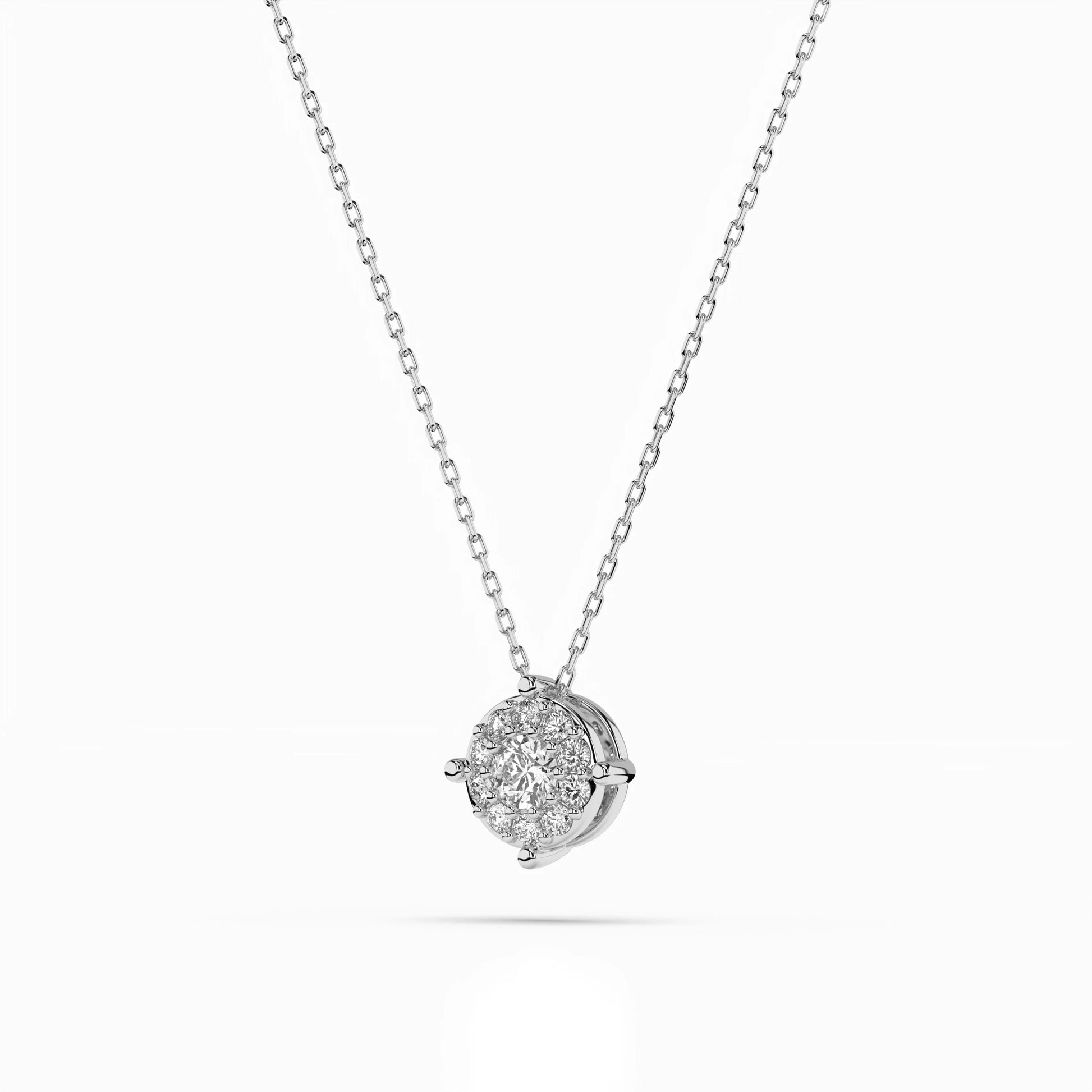 Solitaire Eternity Necklace (Round), 0.06 ct — 104-10001(2.5)