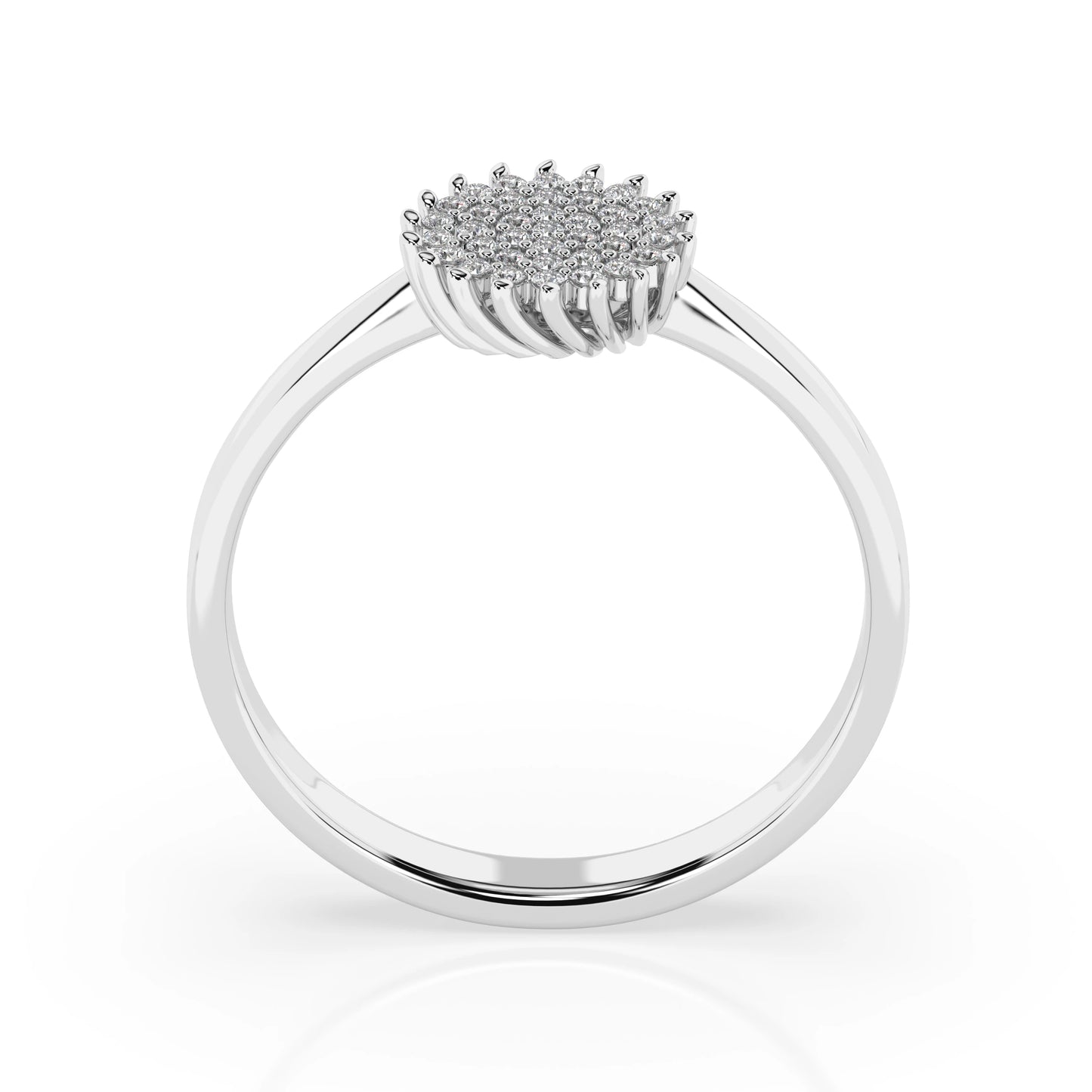 Illusion Ring (Round), 0.15 ct — 101-10171