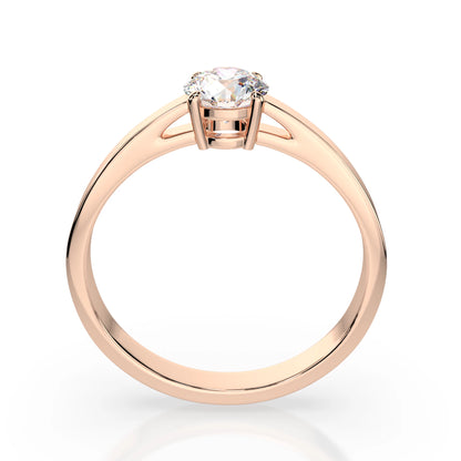 Solitaire Ring (Round), 0.5 ct — 101-10012/1(5.1)