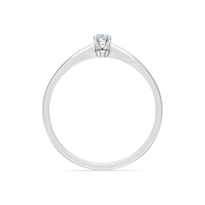 Solitaire Ring, 0.1 ct — 101-10116(3.0)