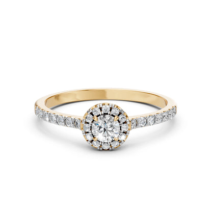 Solitaire Eternity Ring (Round), 0.2 ct — 101-10095(3.7)