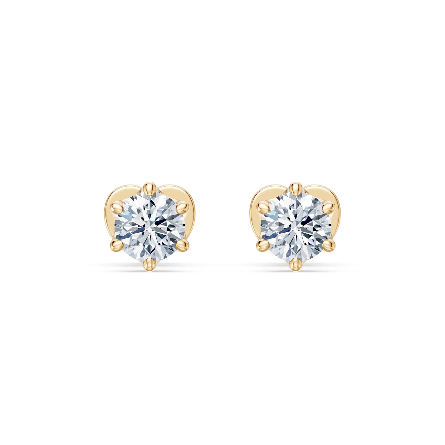 Solitaire Butterfly Earring, 0.5 ct — 102-10040/1(4.0)