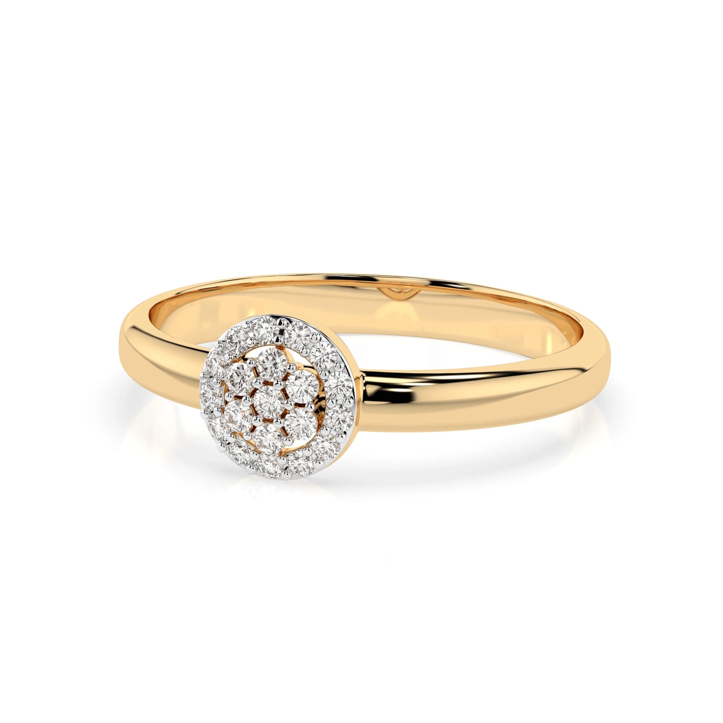 Illusion Ring (Round), 0.08 ct — 101-10072
