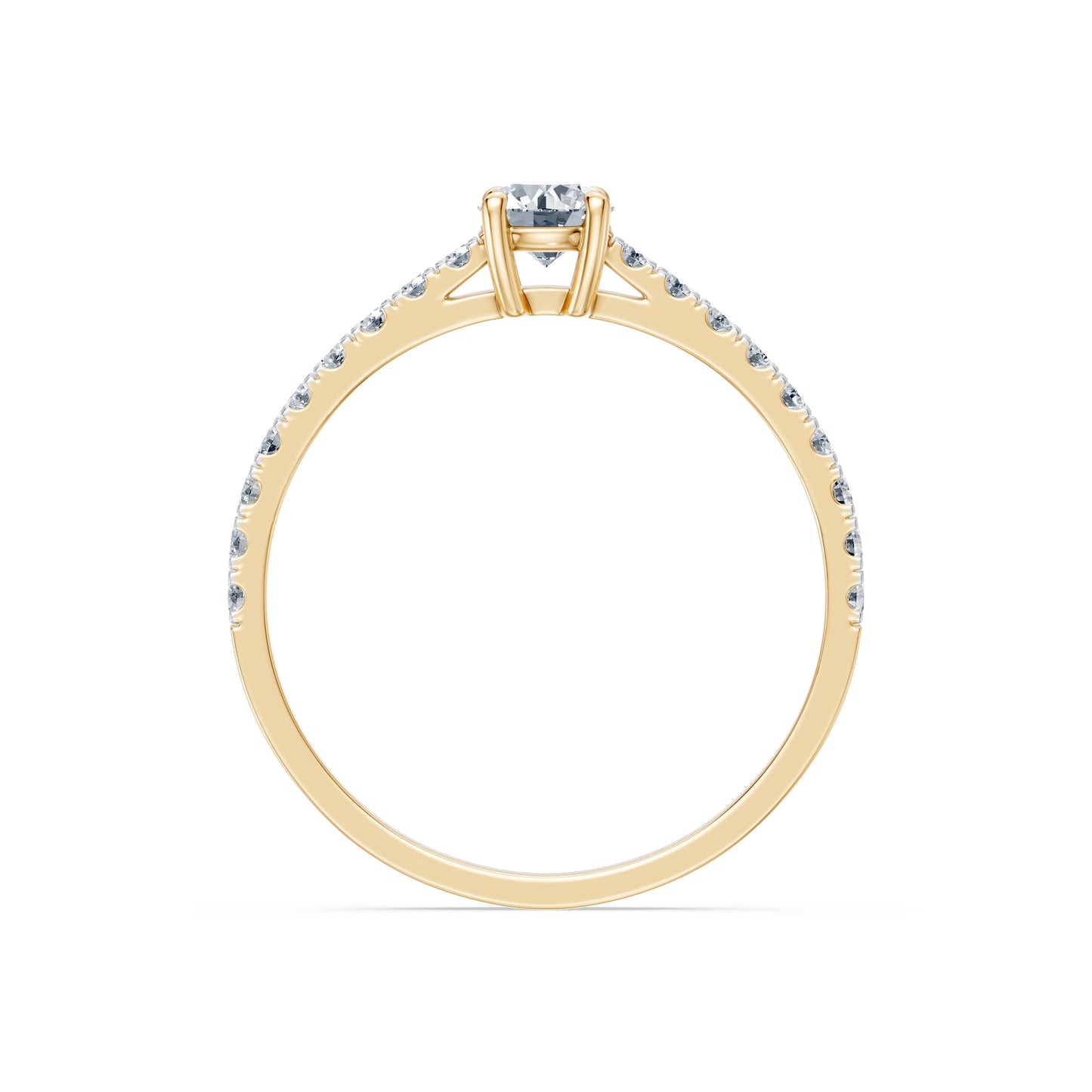 Solitaire Eternity Ring, 0.3 ct — 101-10191(0.30)RN