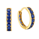 9ct Gold Huggie Hoop Earrings in Solid 9ct & 14ct Gold | Qutahia Jewellery
